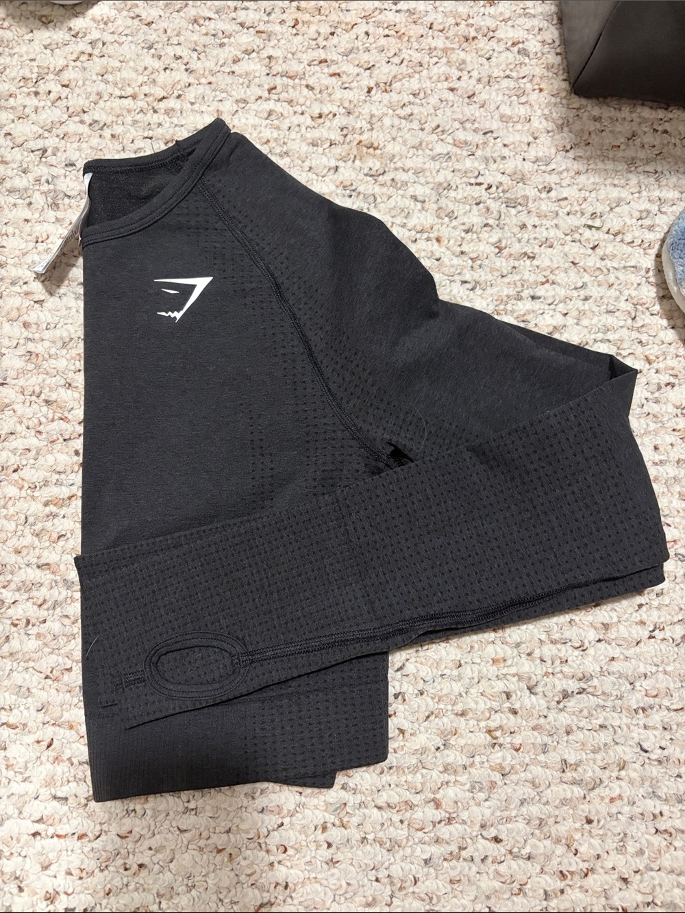 Gymshark Black Seamless Crop Top